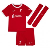 Dětský Fotbalový dres Liverpool Cody Gakpo #18 2023-24 Domácí Krátký Rukáv (+ trenýrky)
